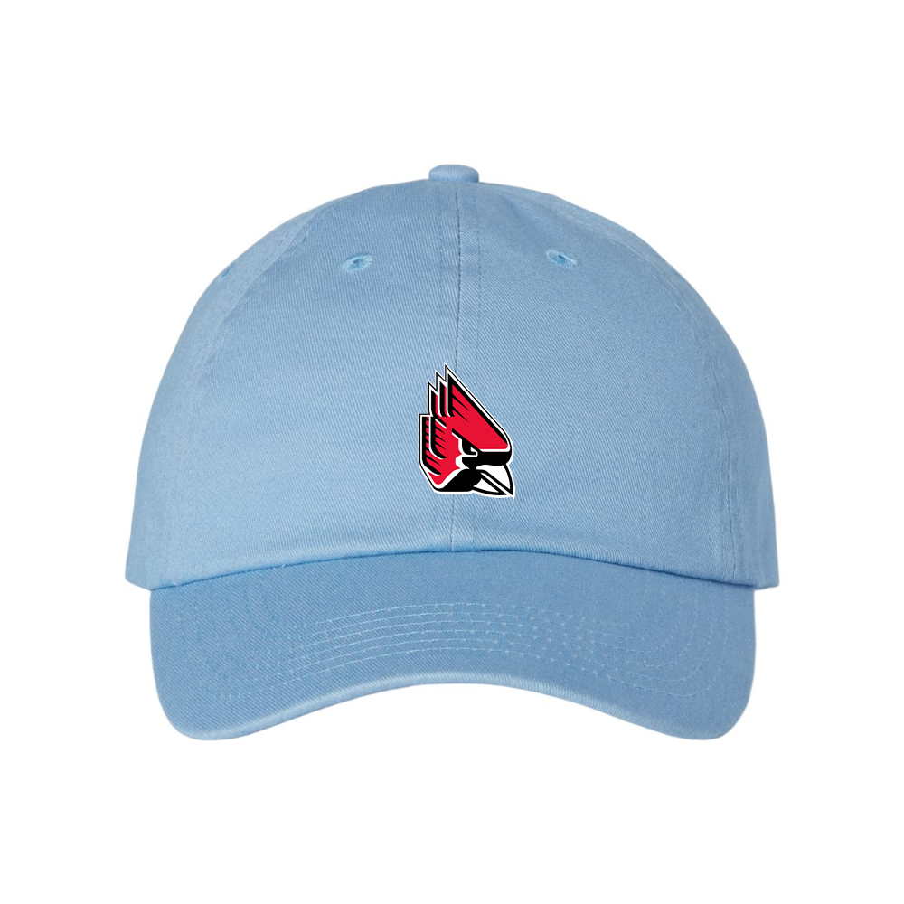 Ball State Cardinals   Valucap Adult Bio-Washed Classic Dad Hat