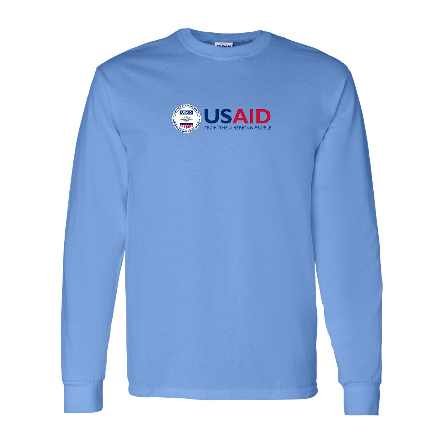 Men's  USAid Cotton Long Sleeve T-Shirt