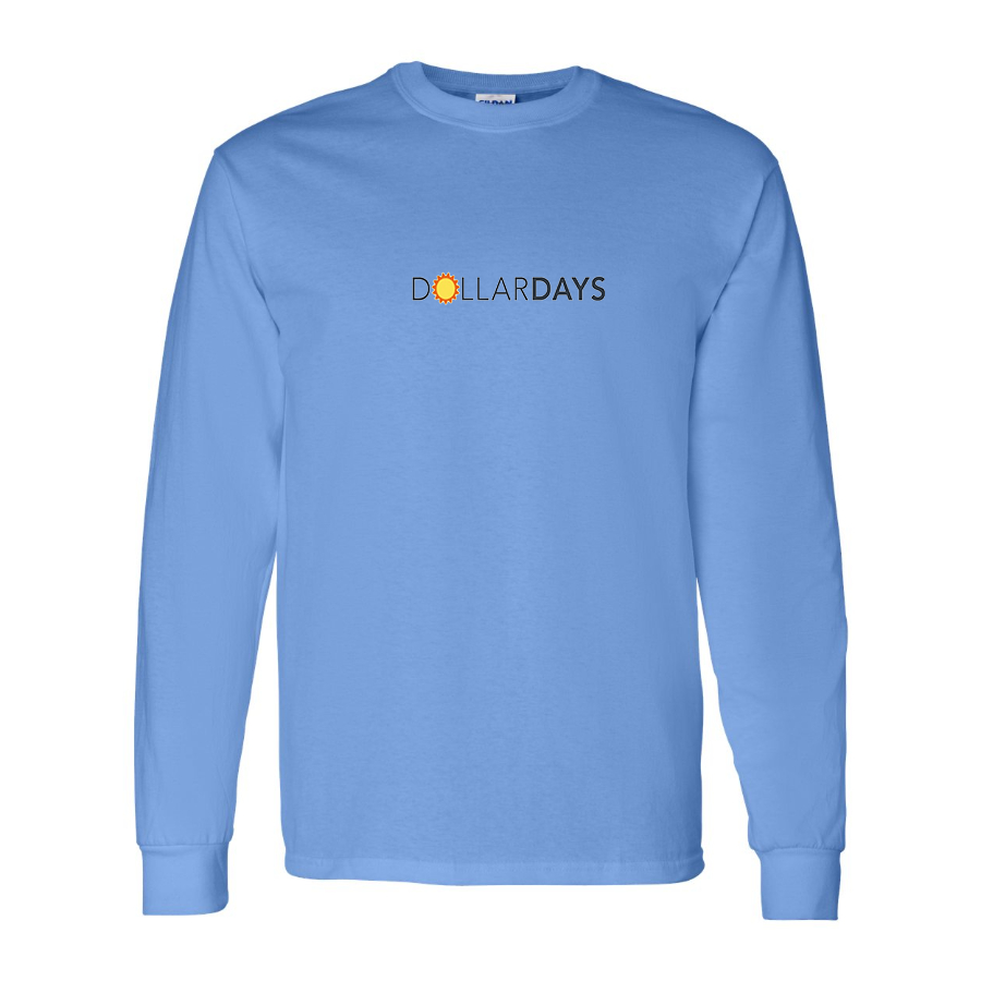 Men's Dollar Days Logo Cotton Long Sleeve T-Shirt
