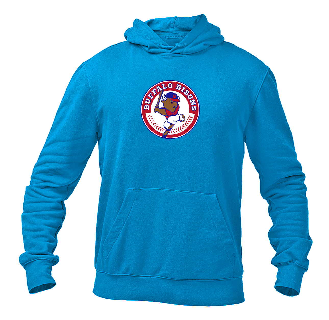 Men's Buffalo Bisons Logo Pullover Hoodie