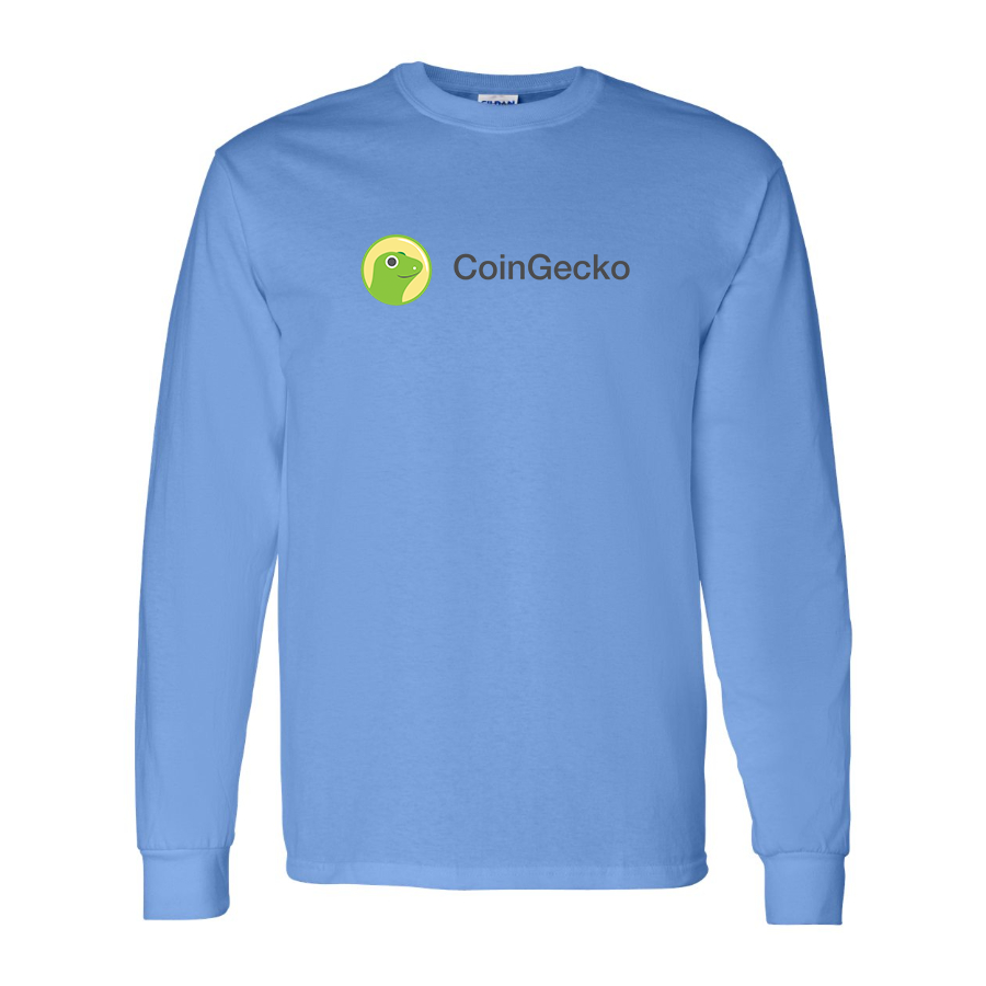 Men's CoinGecko Logo Cotton Long Sleeve T-Shirt
