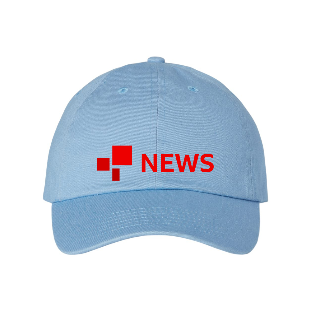 BBC News Valucap Adult Bio-Washed Classic Dad Hat
