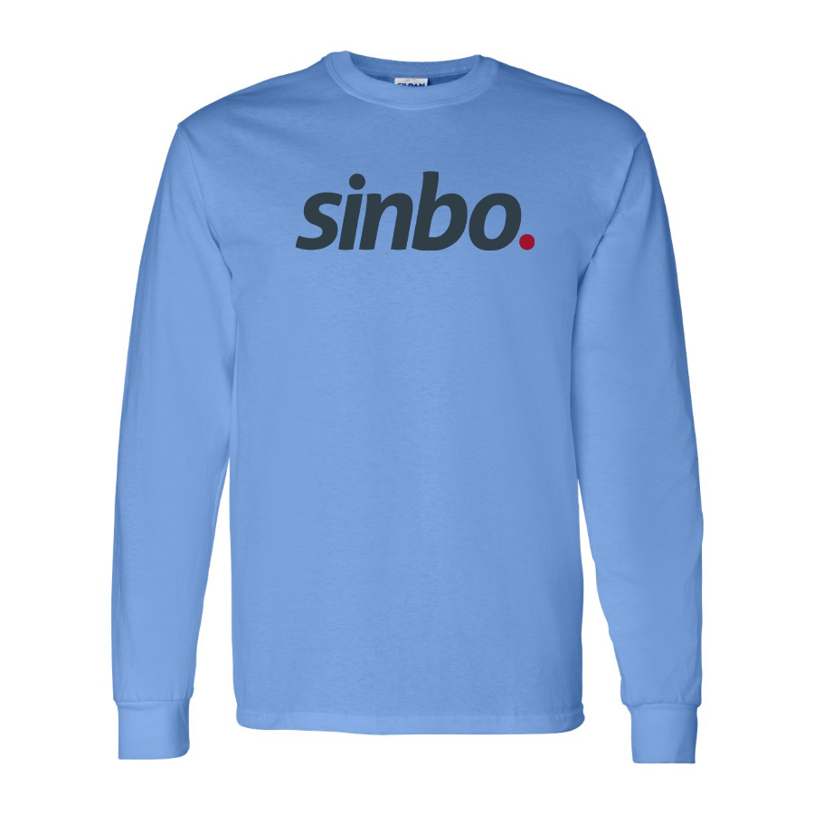 Men's Sinbo Logo Cotton Long Sleeve T-Shirt