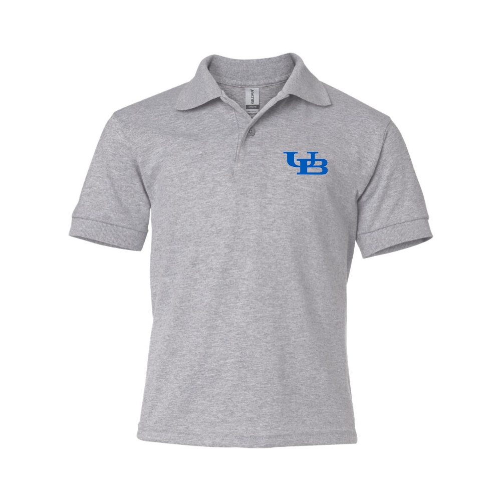 Youth Buffalo Bulls  Gildan Dry Blend Jersey Polo