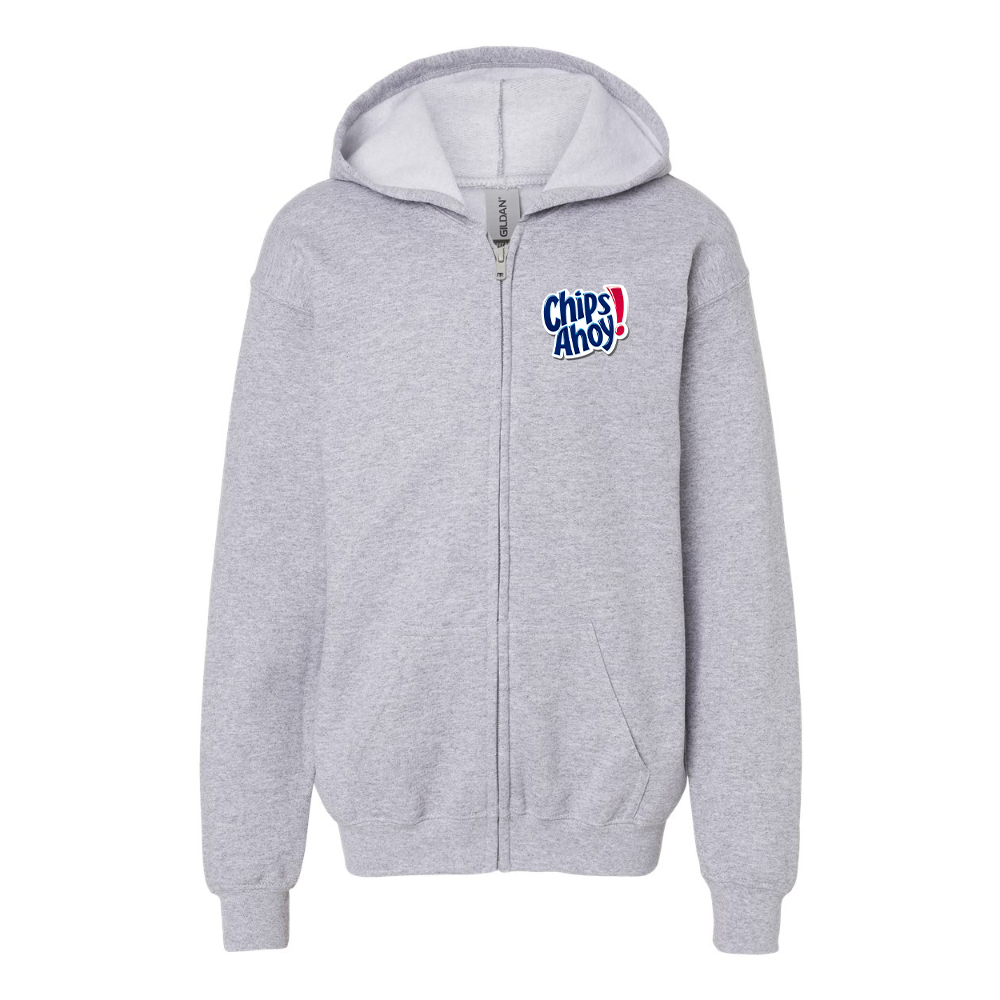 Youth  Chips Ahoy Gildan Heavy Blend Full Zip Hooded Sweatshirt