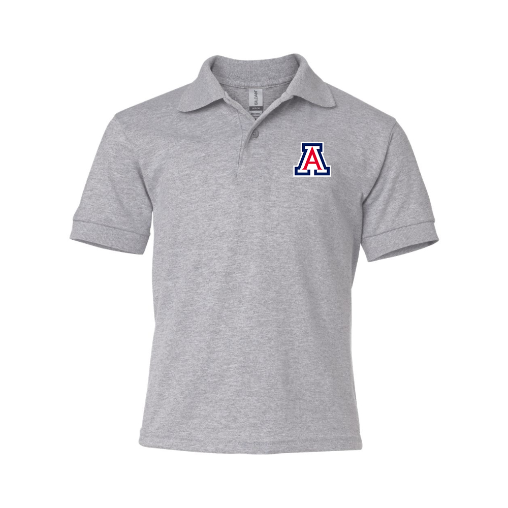 Youth Arizona Wildcats  Gildan Dry Blend Jersey Polo
