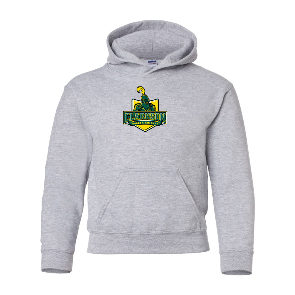 Youth Clarkson Golden Knights Gildan Heavy Blend  Hooded Sweatshirt