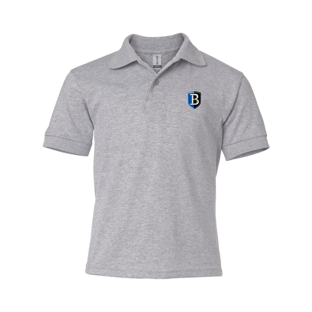 Youth  Bentley Falcons  Gildan Dry Blend Jersey Polo