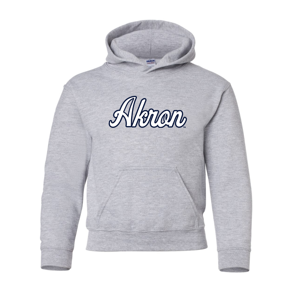 Youth Akron Zips Gildan Heavy Blend  Hooded Sweatshirt