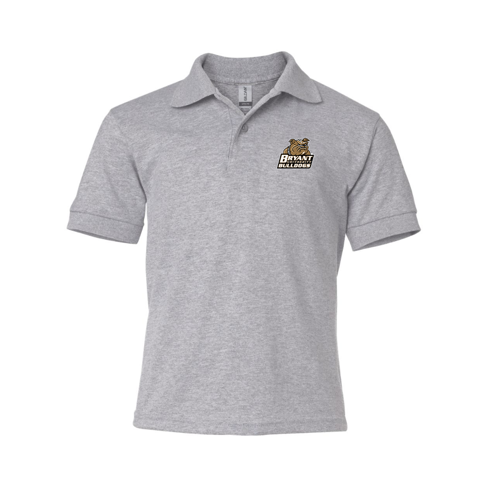 Youth Bryant Bulldogs Gildan Dry Blend Jersey Polo