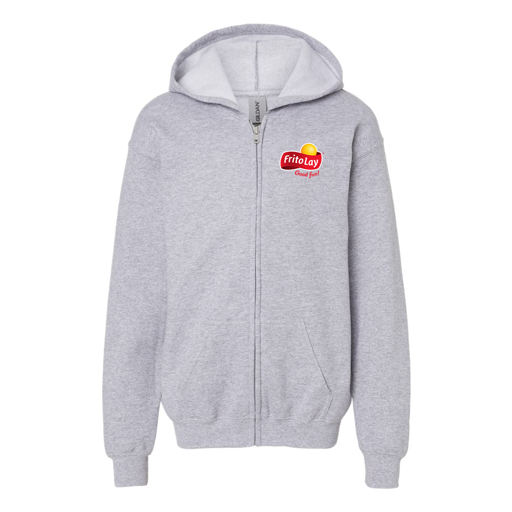 Youth  Frito Lay  Gildan Heavy Blend Full Zip Hooded Sweatshirt