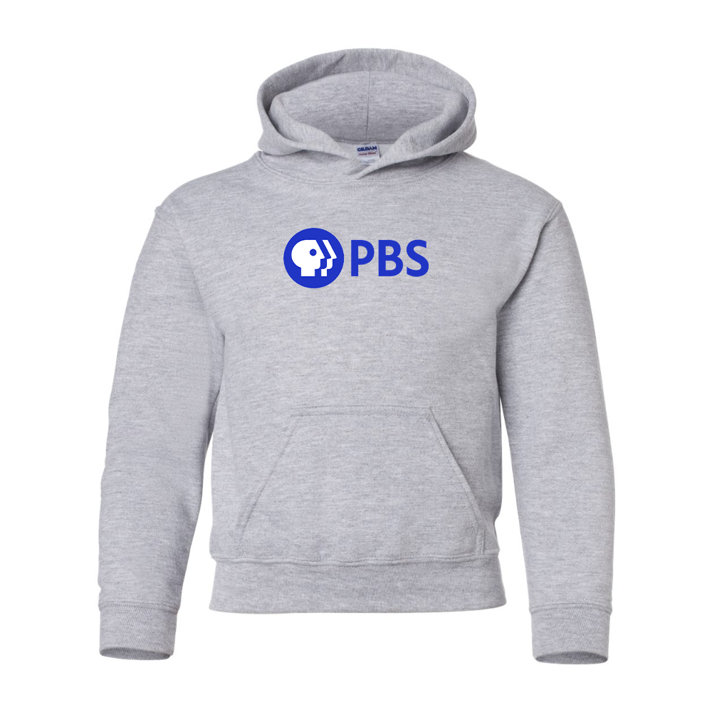 Youth  PBS Blue Gildan Heavy Blend  Hooded Sweatshirt
