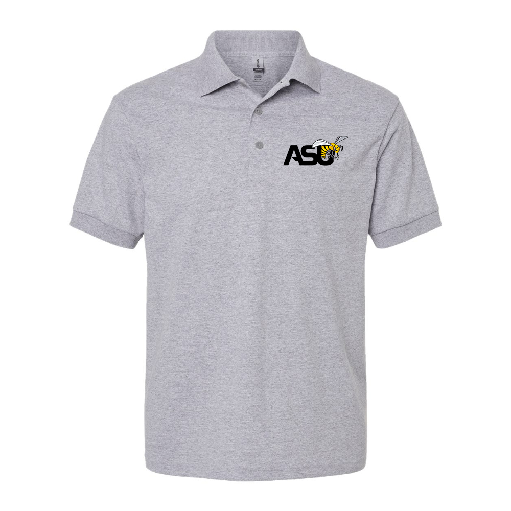 Men's Alabama State Hornets Wildcats Dry Blend Jersey Polo