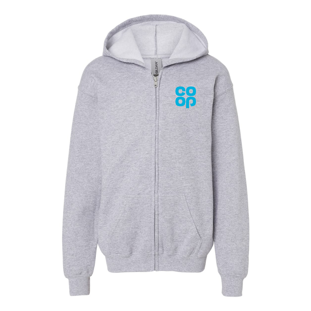 Youth CoOp Gildan Heavy Blend Full Zip Hooded Sweatshirt