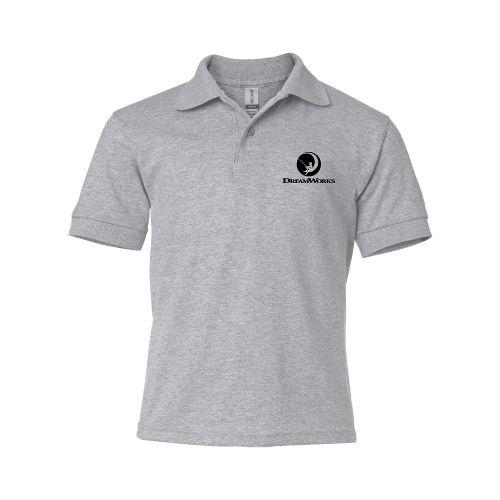 Youth  Dreamworks  Gildan Dry Blend Jersey Polo