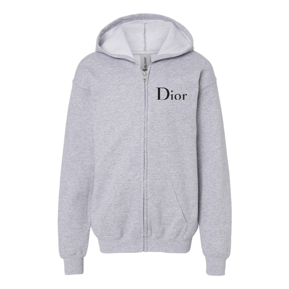 Youth Dior Gildan Heavy Blend Full Zip Hooded Sweatshirt