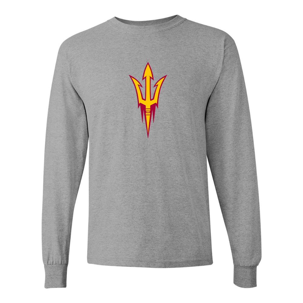 Men's  Arizona State Sun Devils Gildan Heavy Cotton Long Sleeve T-Shirt