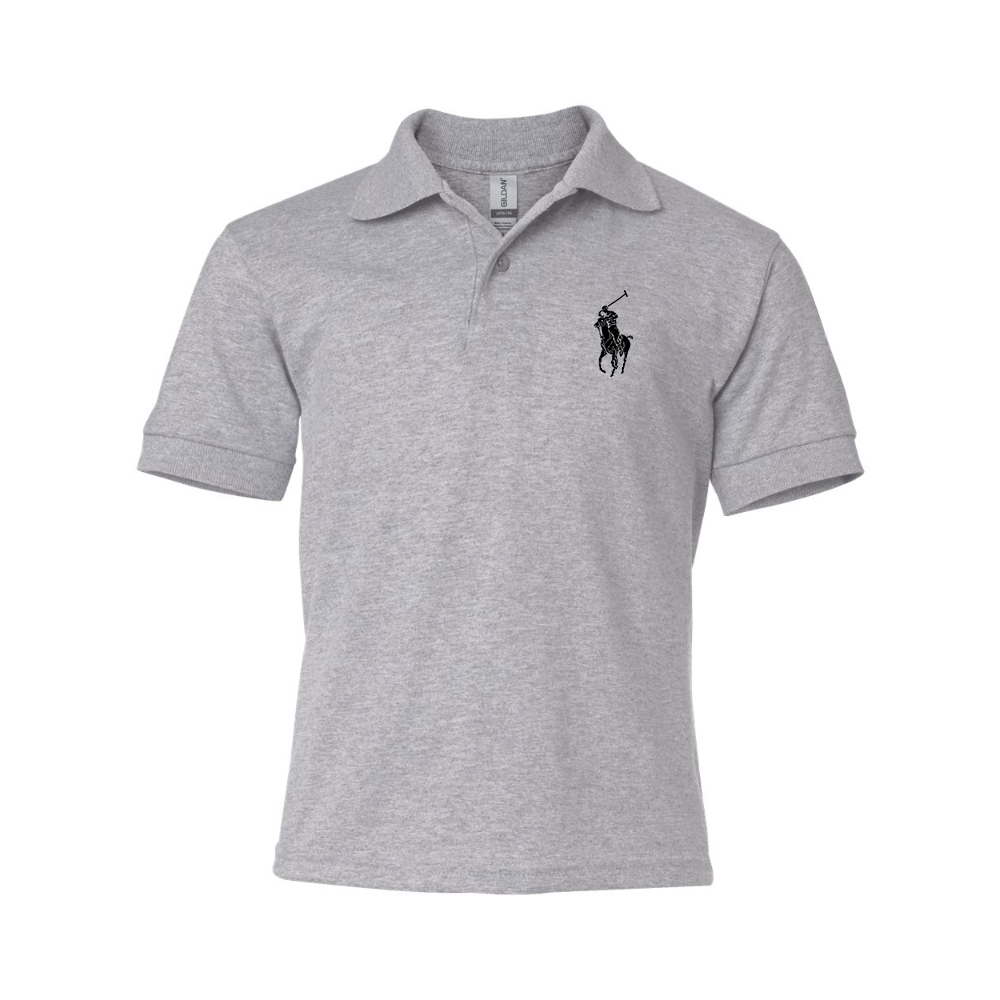 Youth  Polo Ralph Lauren Gildan Dry Blend Jersey Polo
