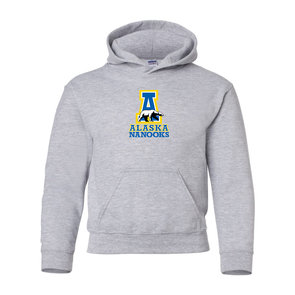Youth Alaska Nanooks Gildan Heavy Blend  Hooded Sweatshirt