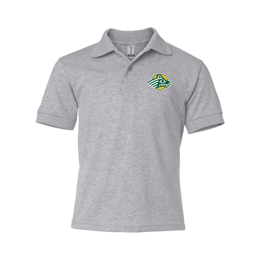Youth Alaska Anchorage Seawolves  Gildan Dry Blend Jersey Polo