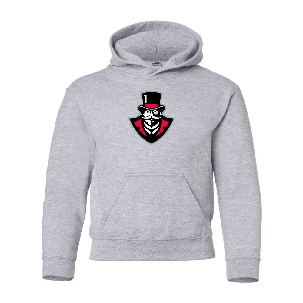 Youth Austin Peay Governors Gildan Heavy Blend  Hooded Sweatshirt