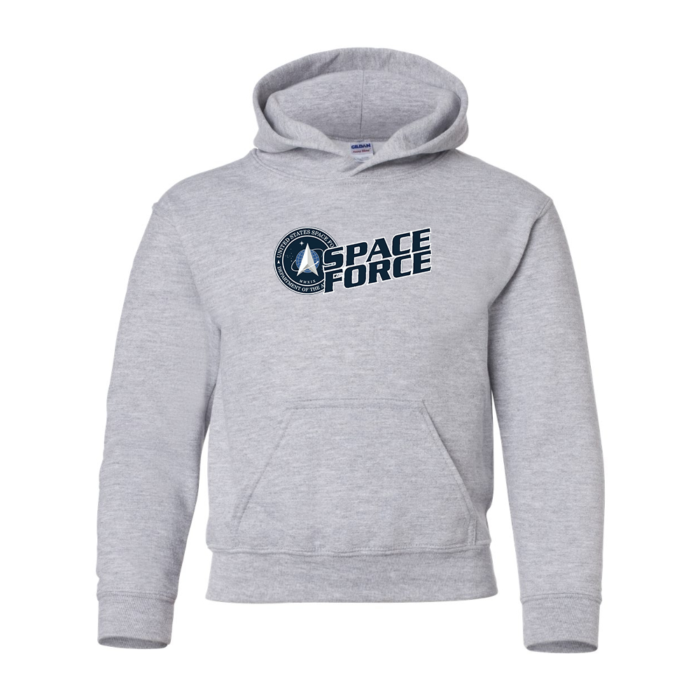 Youth   Space Force Gildan Heavy Blend  Hooded Sweatshirt