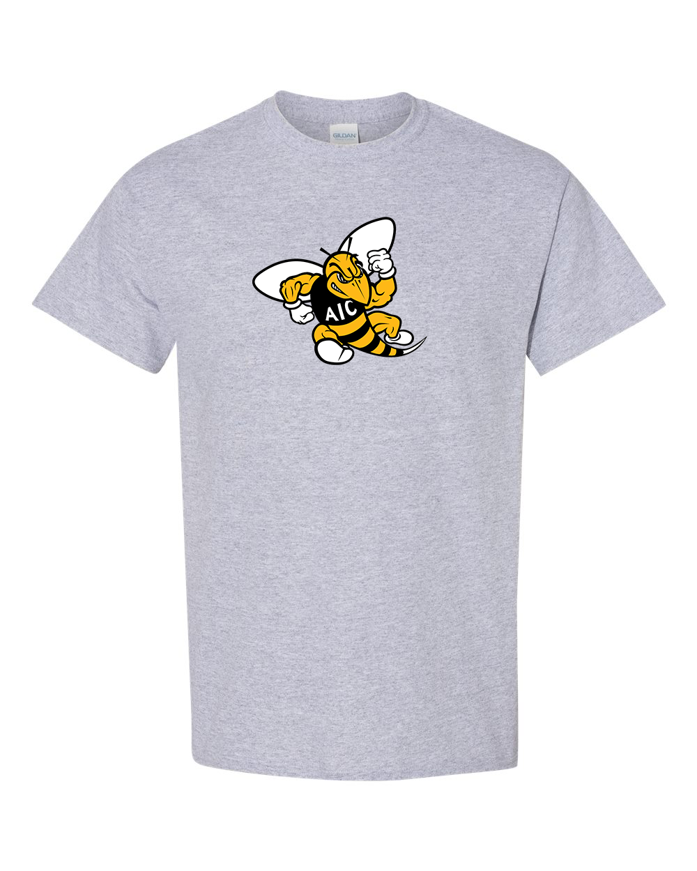 Men's AIC Yellow Jackets  Gildan Heavy Cotton T-Shirt