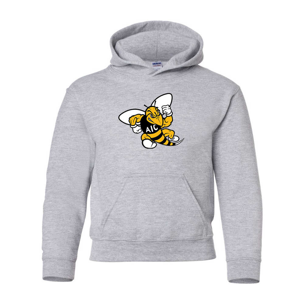 Youth AIC Yellow Jackets Gildan Heavy Blend  Hooded Sweatshirt