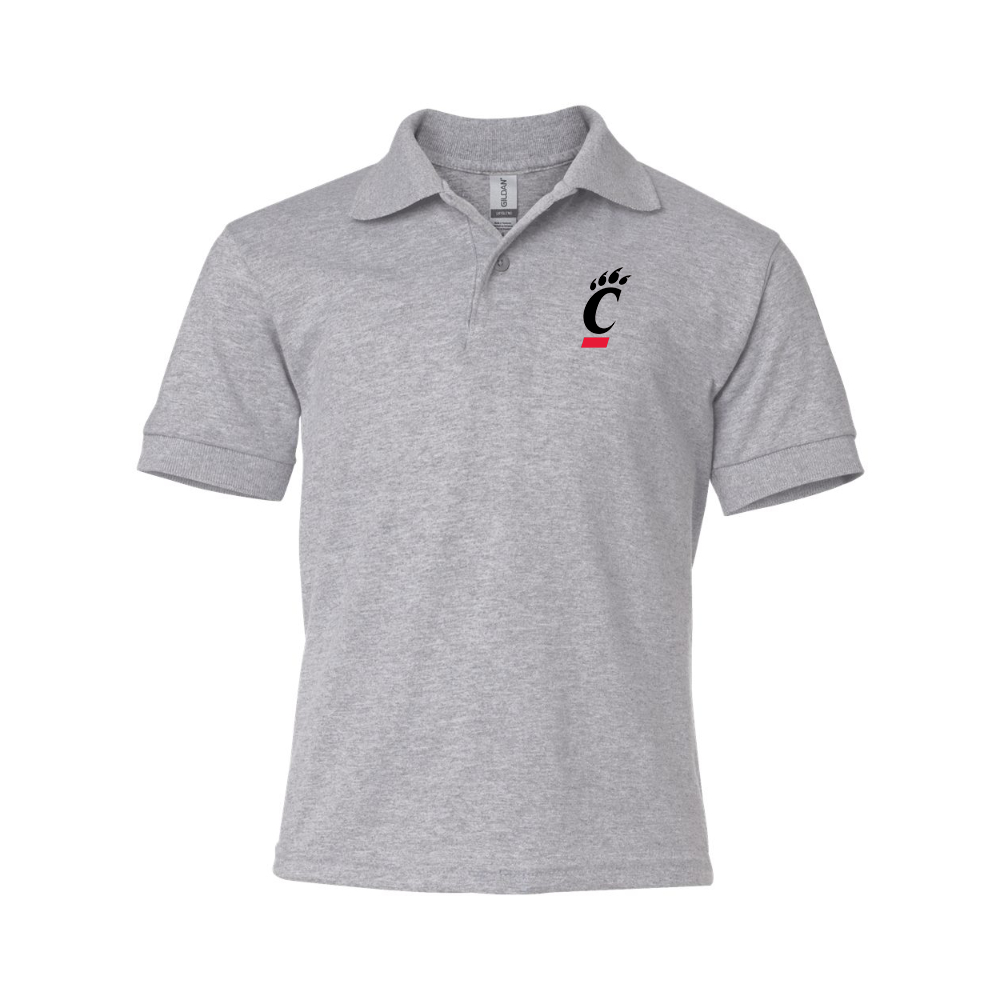 Youth Cincinnati Bearcats Gildan Dry Blend Jersey Polo