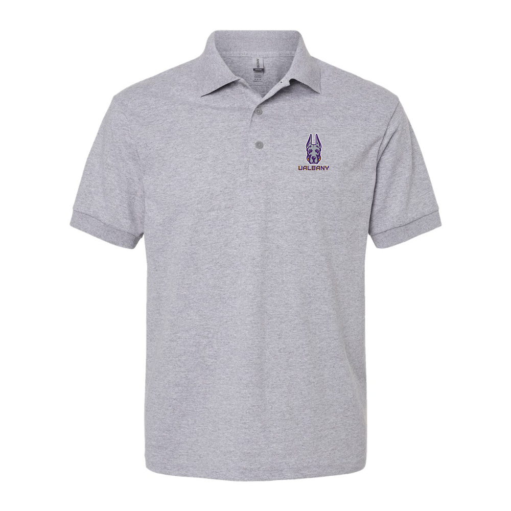 Men's Albany Great Danes Wildcats Dry Blend Jersey Polo