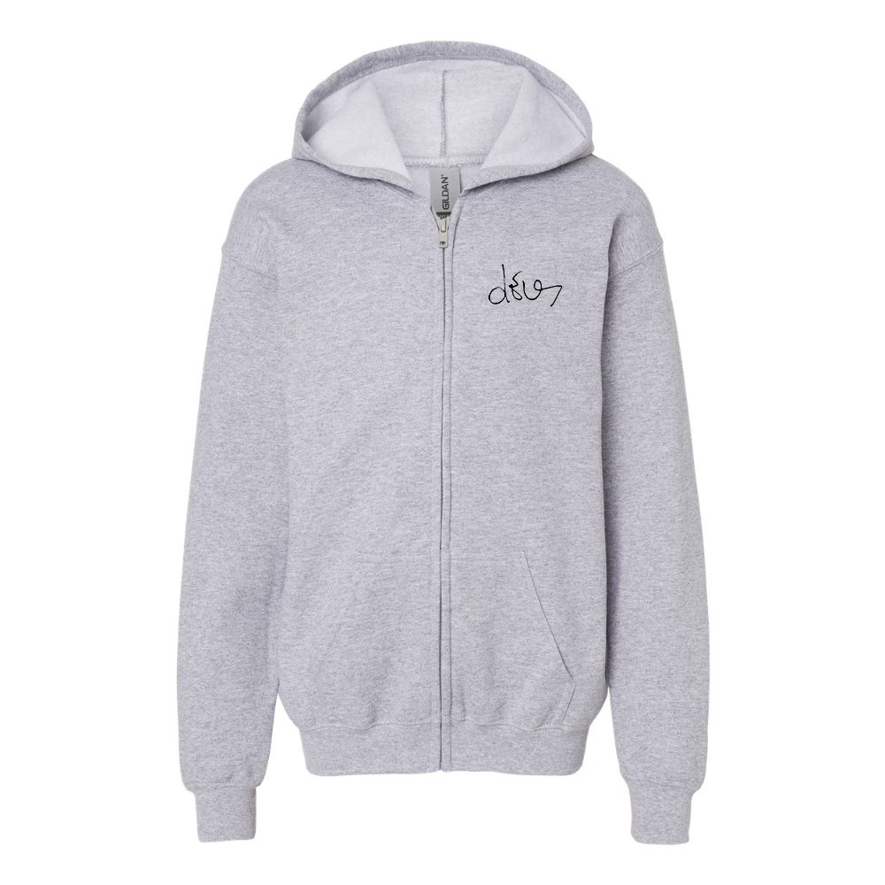 Youth dEUS Gildan Heavy Blend Full Zip Hooded Sweatshirt