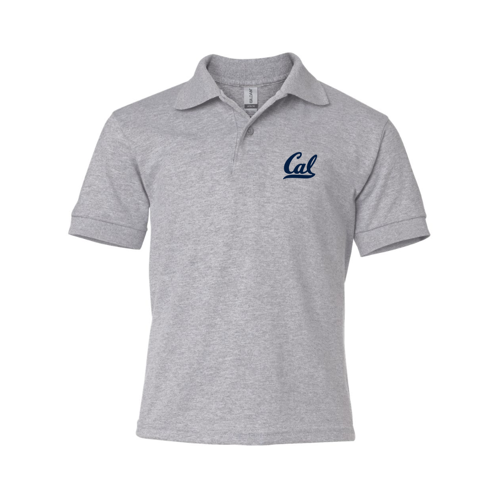 Youth California Golden Bears   Gildan Dry Blend Jersey Polo