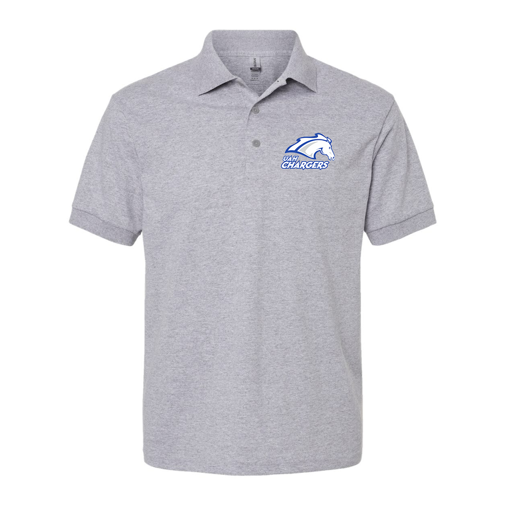 Men's Alabama Huntsville Chargers Wildcats Dry Blend Jersey Polo