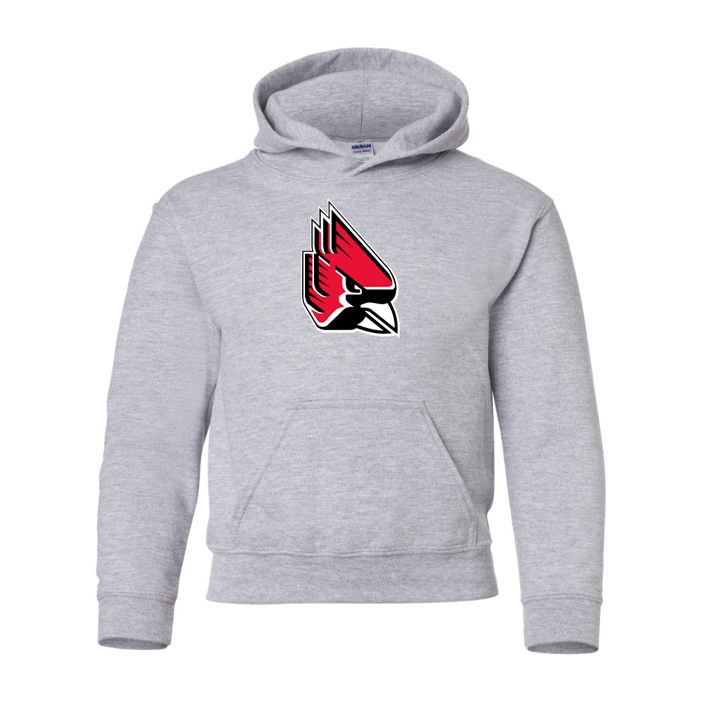 Youth   Ball State Cardinals Gildan Heavy Blend  Hooded Sweatshirt