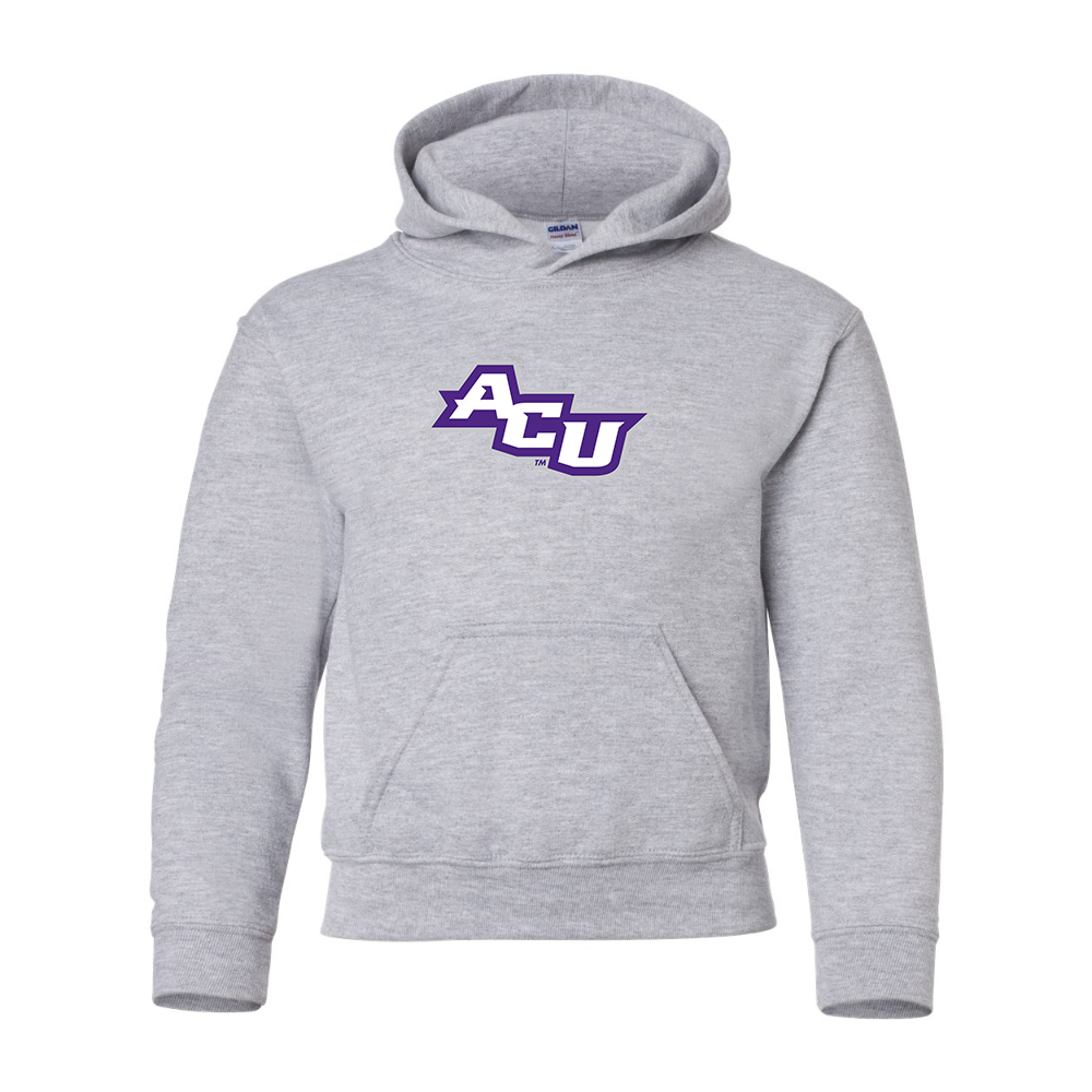 Youth Abilene Christian Wildcats  Gildan Heavy Blend  Hooded Sweatshirt