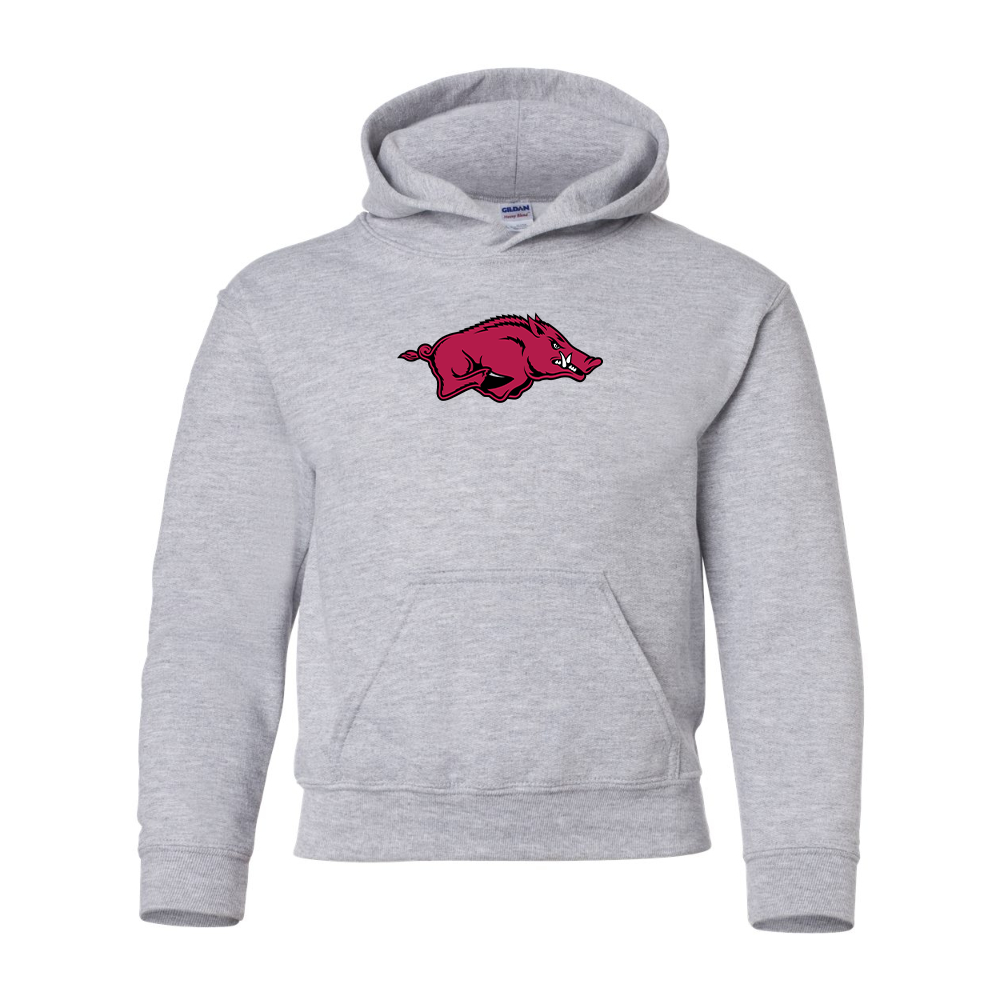 Youth  Arkansas Razorbacks  Gildan Heavy Blend  Hooded Sweatshirt