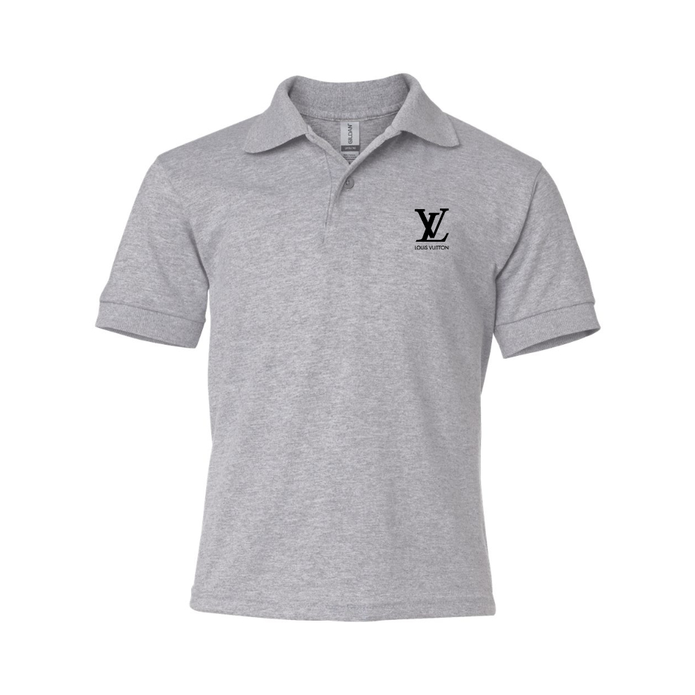 Youth   Louis Vuitton Gildan Dry Blend Jersey Polo