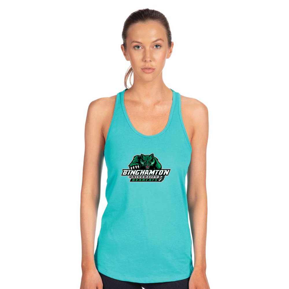 Women's Binghamton Bearcats  Next Level Ideal Racerback Tank