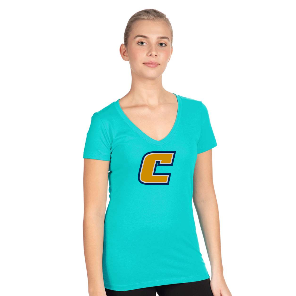 Women's Chattanooga Mocs Next Level V-Neck T-Shirt