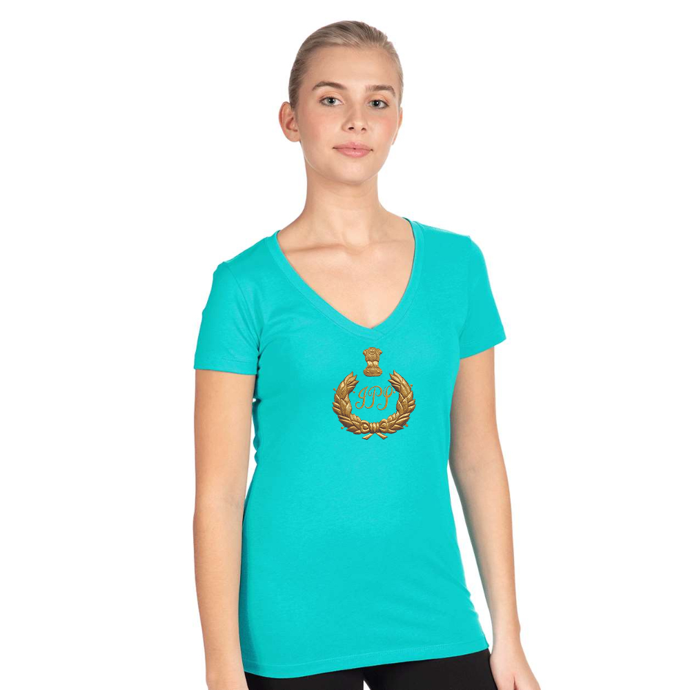 Women's IPS India  Next Level V-Neck T-Shirt
