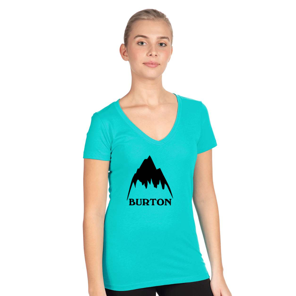 Women's Burton Mountain Next Level V-Neck T-Shirt