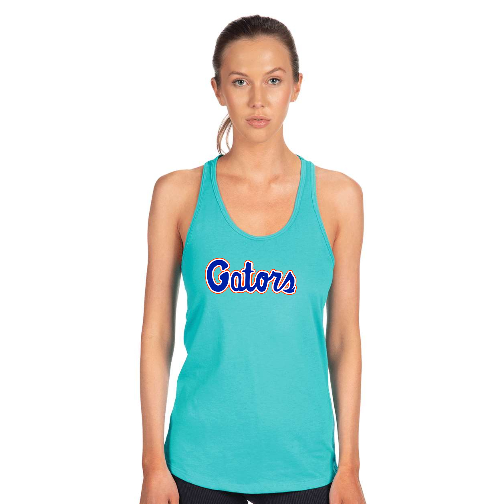 Women's  Florida Gators Script Next Level Ideal Racerback Tank