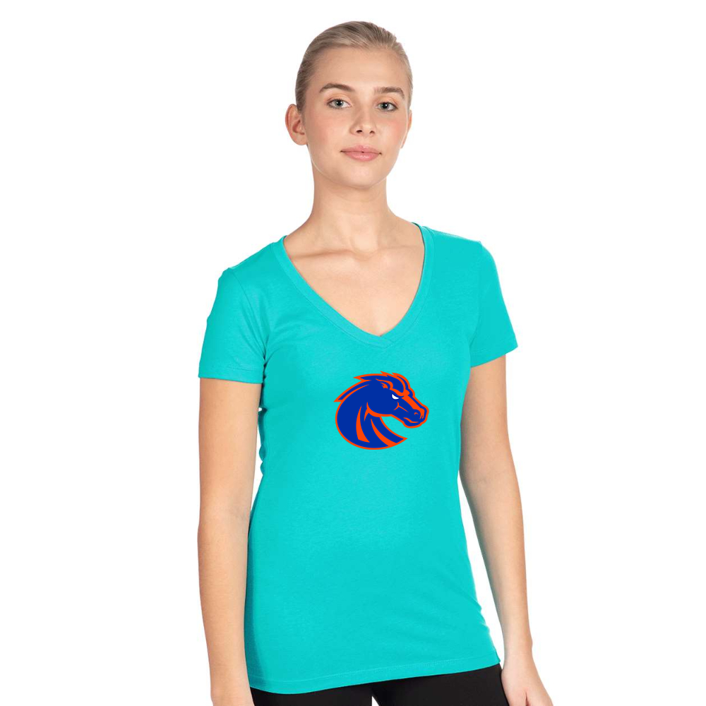 Women's Boise State Broncos   Next Level V-Neck T-Shirt