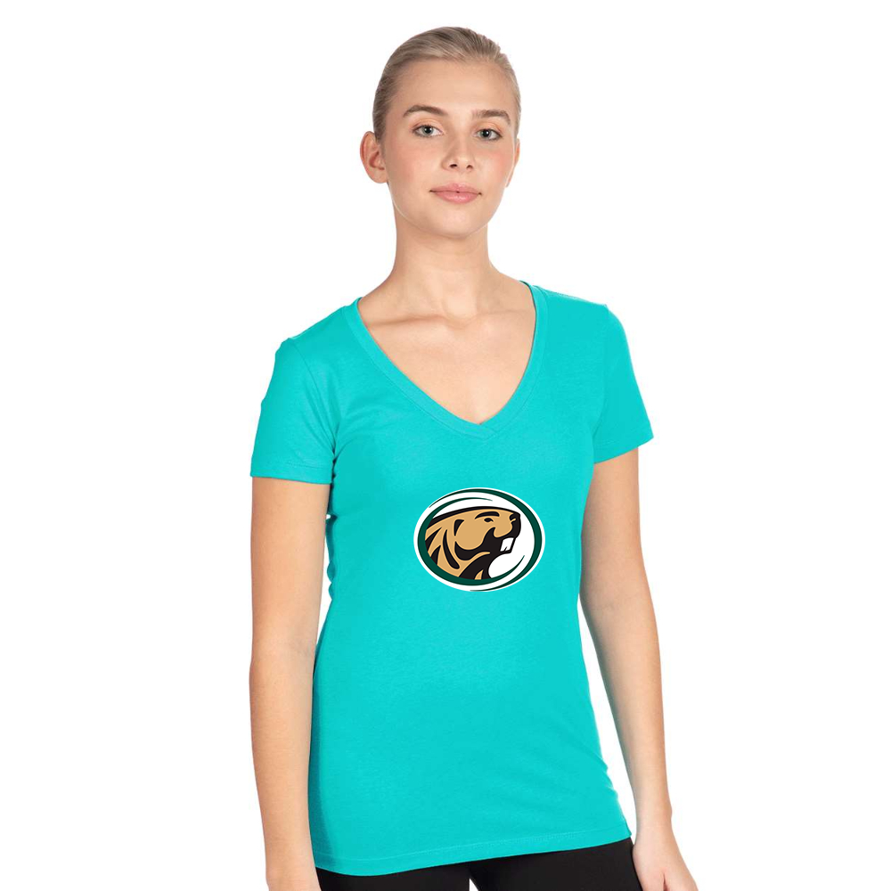 Women's  Bemidji State Beavers Next Level V-Neck T-Shirt