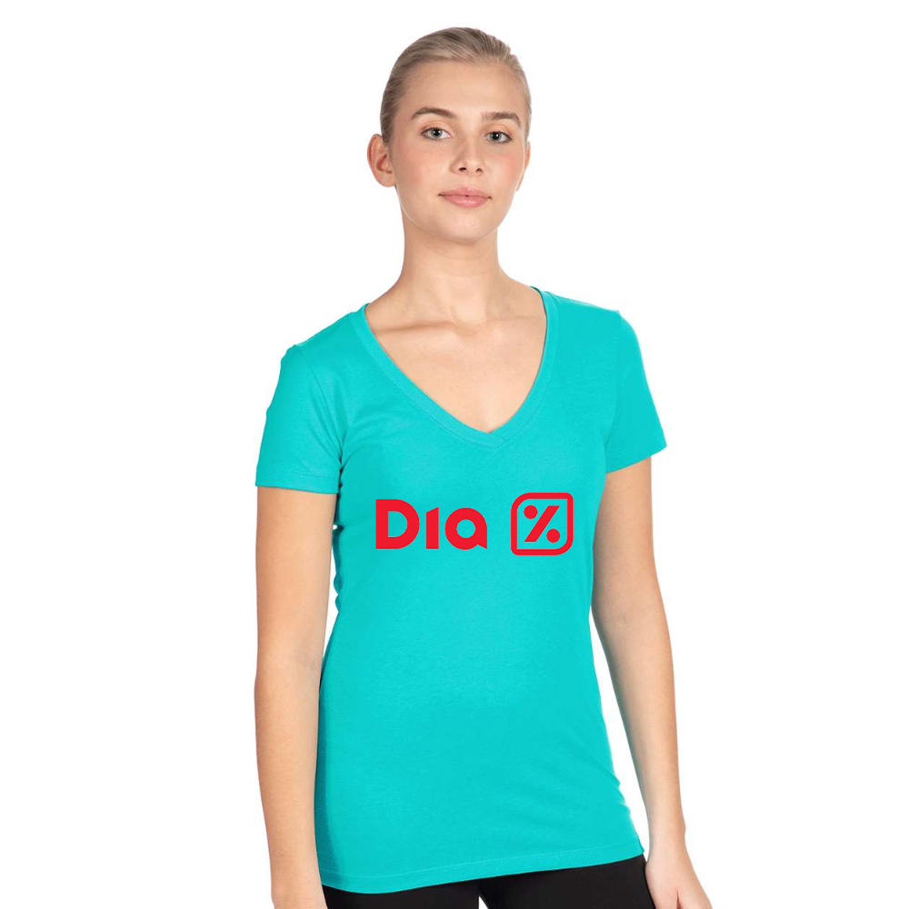 Women's Dia  Next Level V-Neck T-Shirt