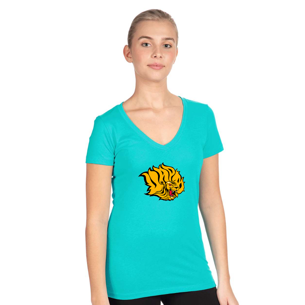 Women's  Arkansas PB Golden Lions Next Level V-Neck T-Shirt