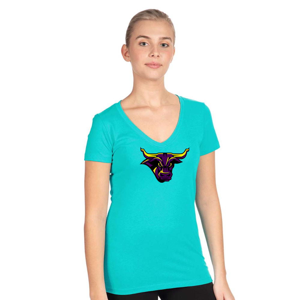 Women's Minnesota State Mavericks Next Level V-Neck T-Shirt