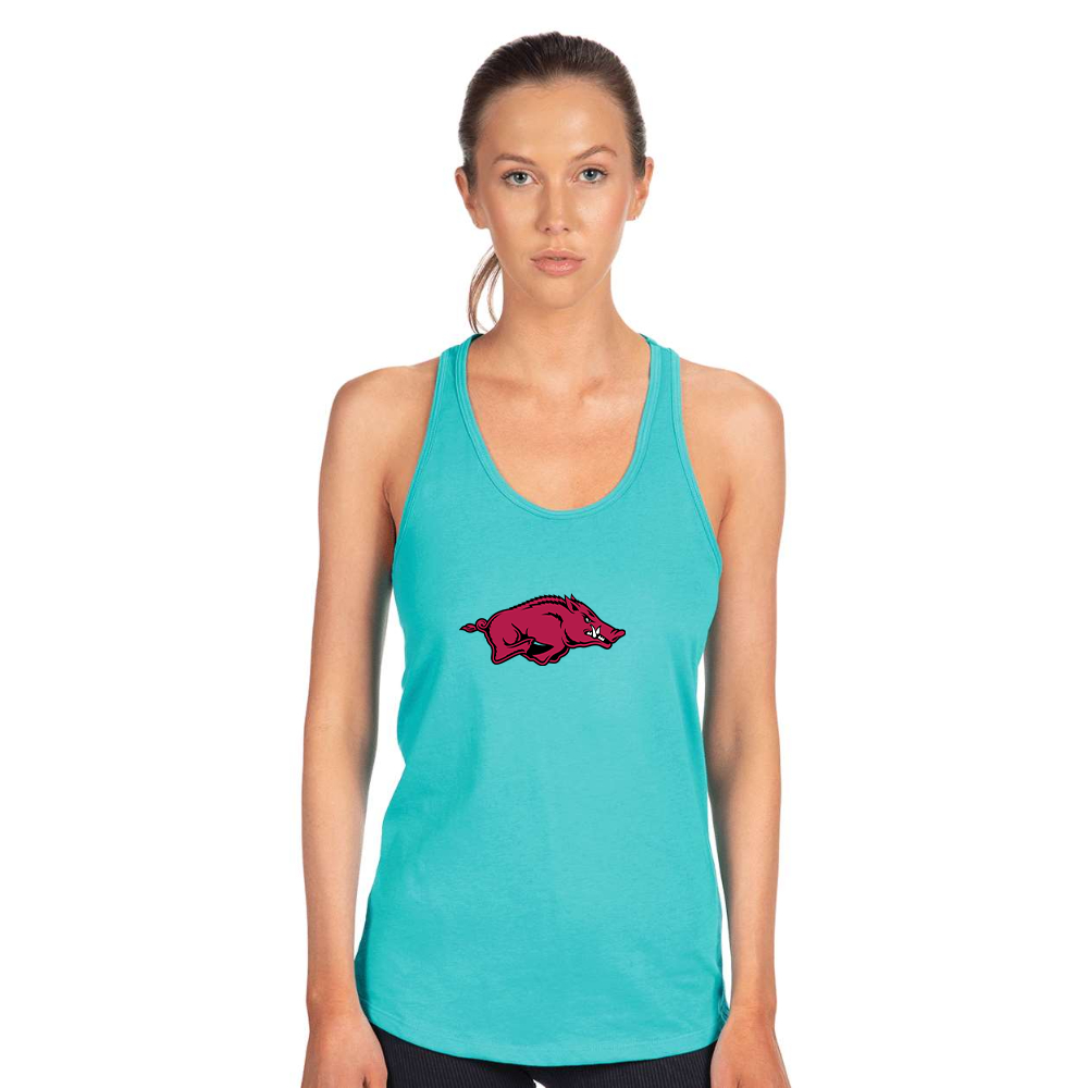 Women's Arkansas Razorbacks Next Level Ideal Racerback Tank