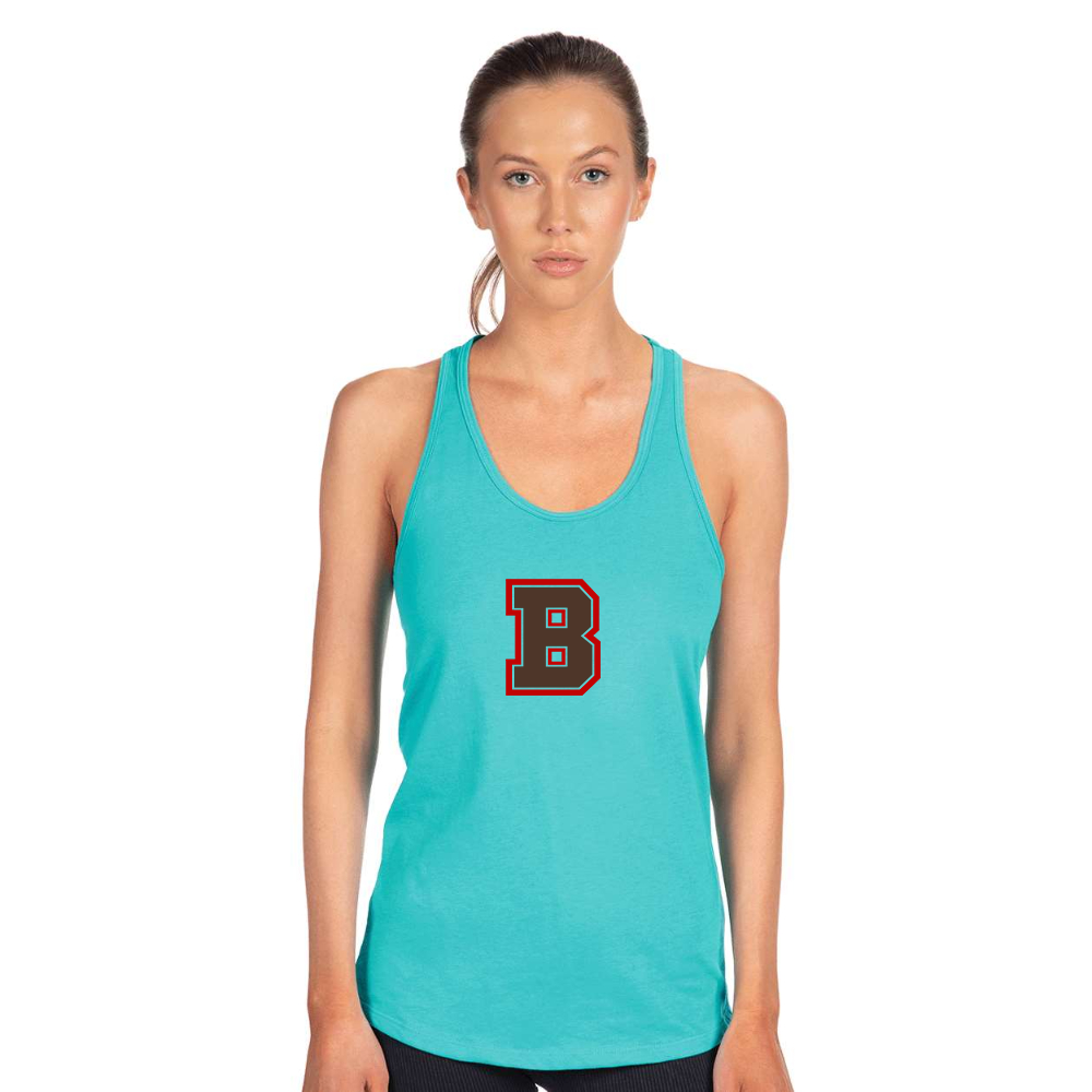 Women's Brown Bears  Next Level Ideal Racerback Tank