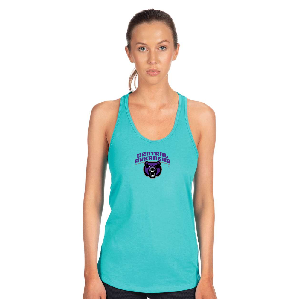 Women's Central Arkansas Bears  Next Level Ideal Racerback Tank